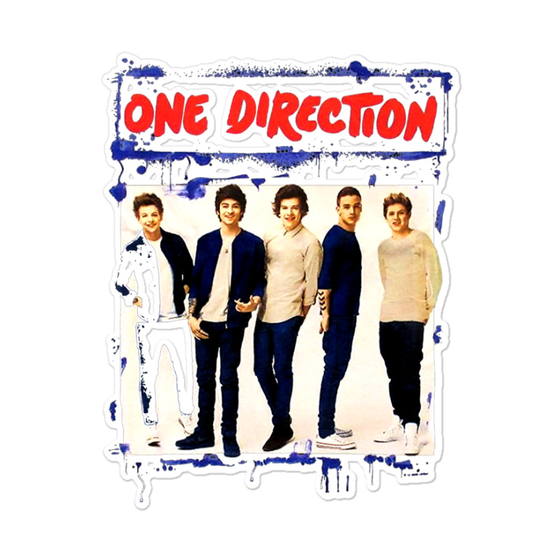 Spray Paint Blue 1 Direction Sticker | Artistshot