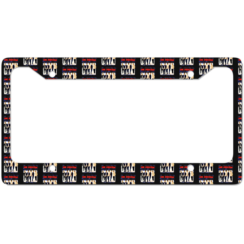 Spray Paint Blue 1 Direction License Plate Frame | Artistshot