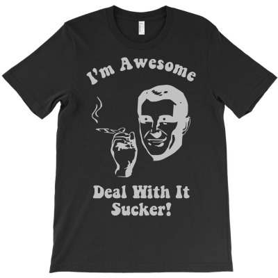 I'm Awesome  Funnycomic Deal With It Party Retro Cool T-shirt Designed By Abdul Hasim
