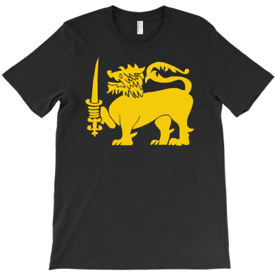Sri Lanka International  National Country Lion Sport Flag T-shirt Designed By Abdul Hasim
