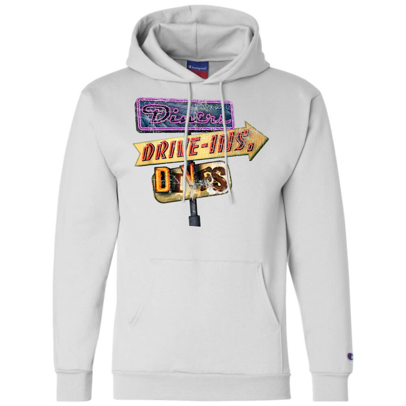 Diners Drive Ins And Dives T Shirt Champion Hoodie | Artistshot