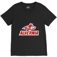 Alvernia, University V-neck Tee | Artistshot