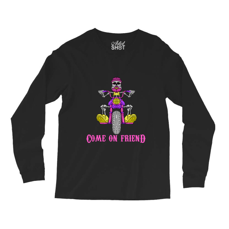 Come On Friend Long Sleeve Shirts by mshel tyan | Artistshot