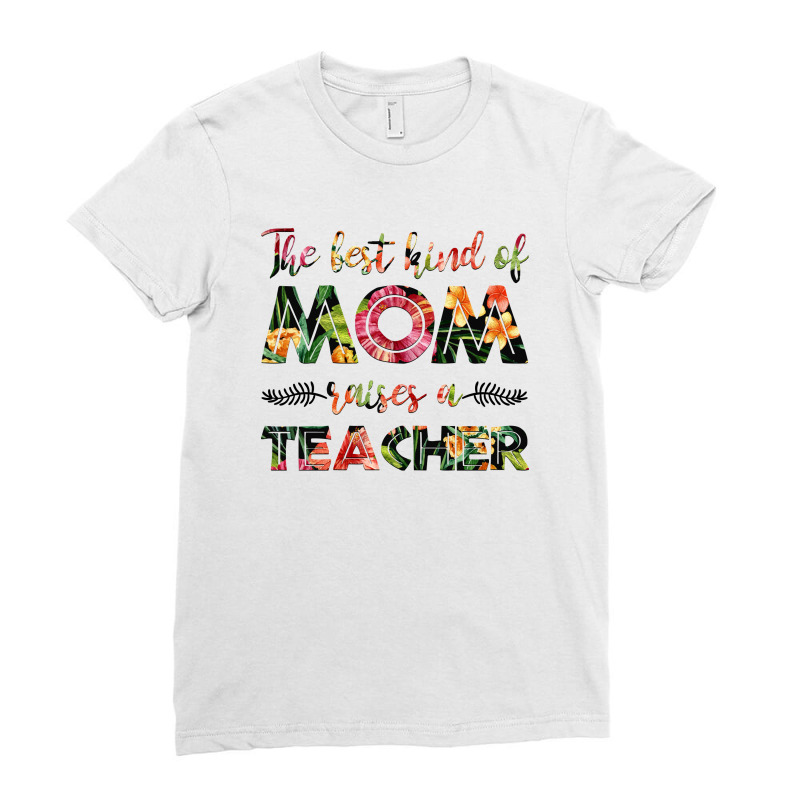 Teacher Mom Ladies Fitted T-Shirt by autlu2024 | Artistshot