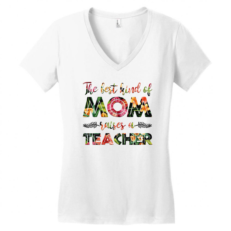 Teacher Mom Women's V-Neck T-Shirt by autlu2024 | Artistshot