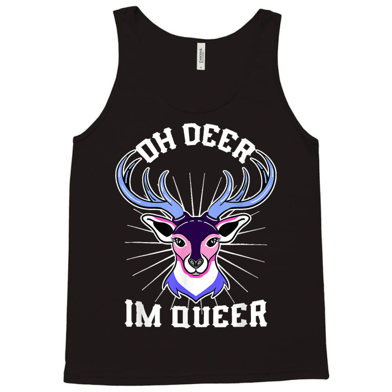 Oh Deer Im Queer Omnisexual Pride Tank Top by EaglesonBonnie | Artistshot