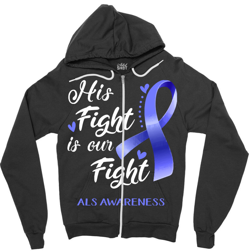 Als Awareness T  Shirt170 Zipper Hoodie | Artistshot