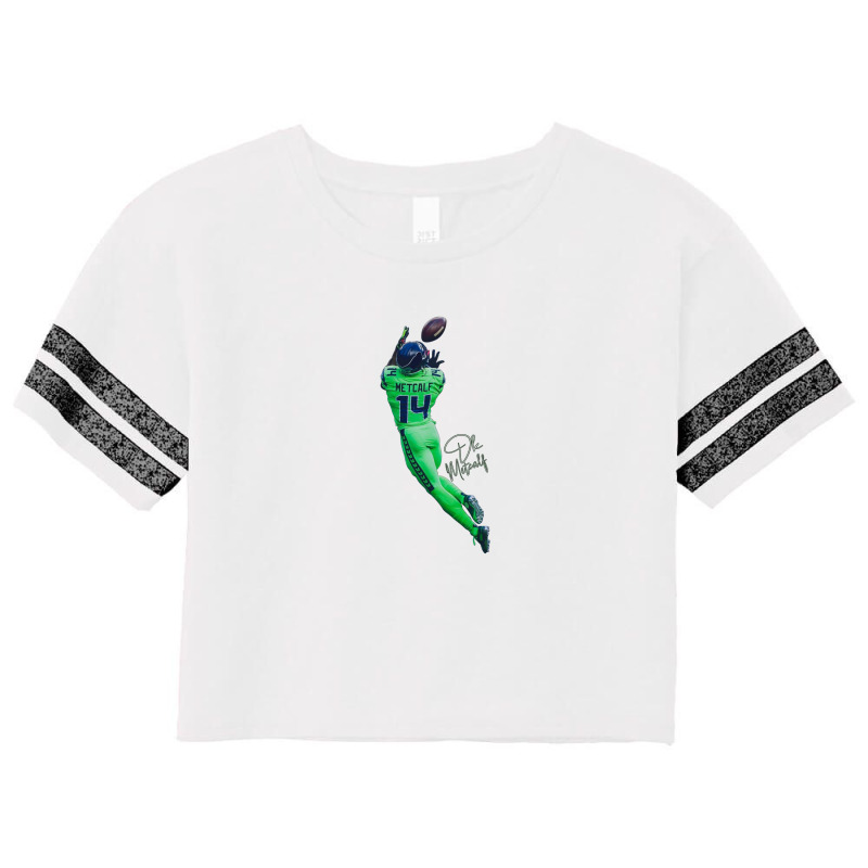 Custom Seattle Seahawk Dk Metcalf Scorecard Crop Tee By Custom-designs -  Artistshot