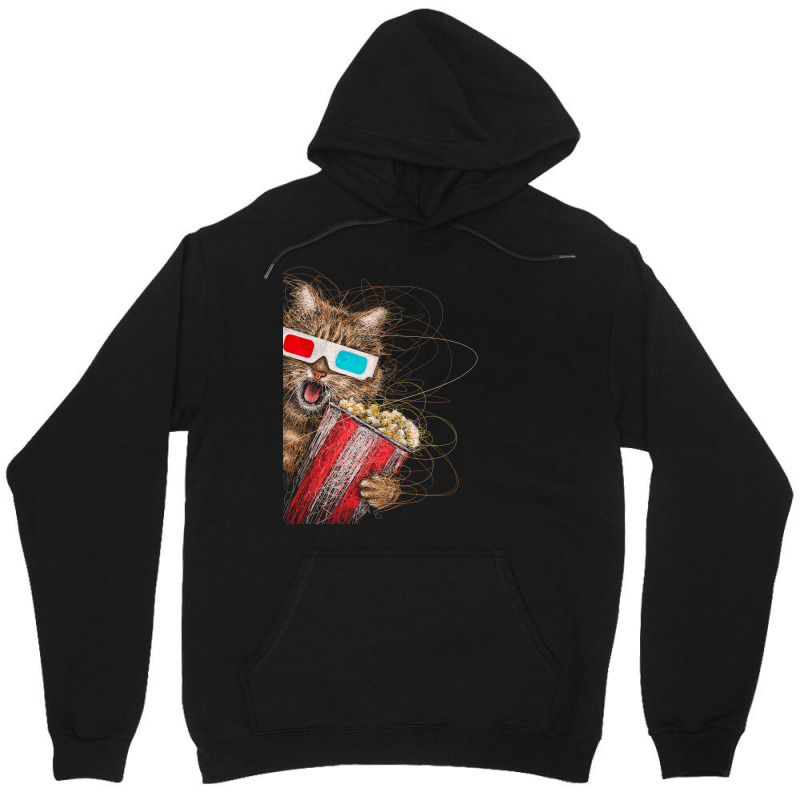 Cinema Cat Unisex Hoodie | Artistshot