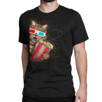 Cinema Cat Classic T-shirt | Artistshot