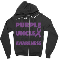 Alzheimers Awareness T  Shirt187 Zipper Hoodie | Artistshot