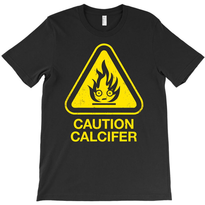 Caution Calcifer T-shirt | Artistshot