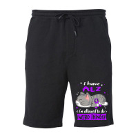 Alzheimers Awareness T  Shirt216 Fleece Short | Artistshot