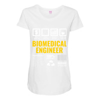 Biomedical Engineer Facts Label Biomedical Engineering T Shirt Maternity Scoop Neck T-shirt | Artistshot