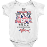 Forget Mama Bear I'm A Mama Shark Floral For Light Baby Bodysuit | Artistshot