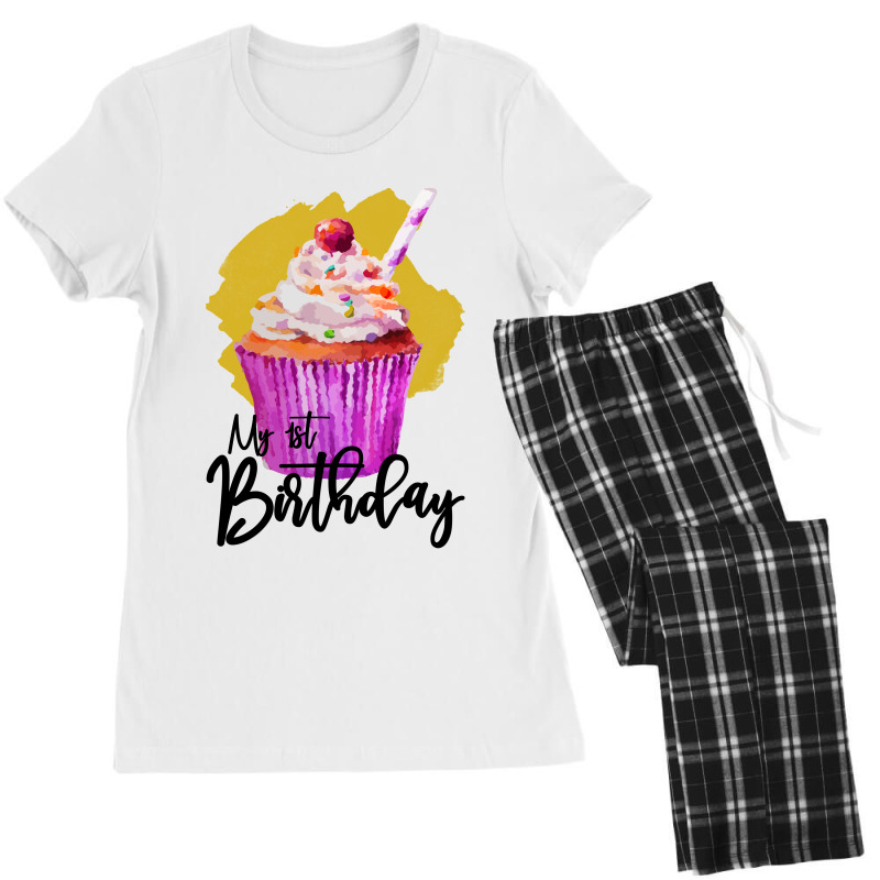 My First Birthday Girl Women's Pajamas Set by autlu2024 | Artistshot