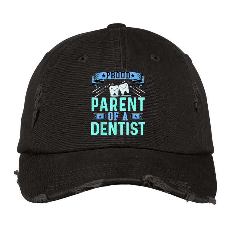 Proud Parent Of A Dentist Oral Dental Hygienist Mom And Dad Vintage Cap by EaglesonBonnie | Artistshot