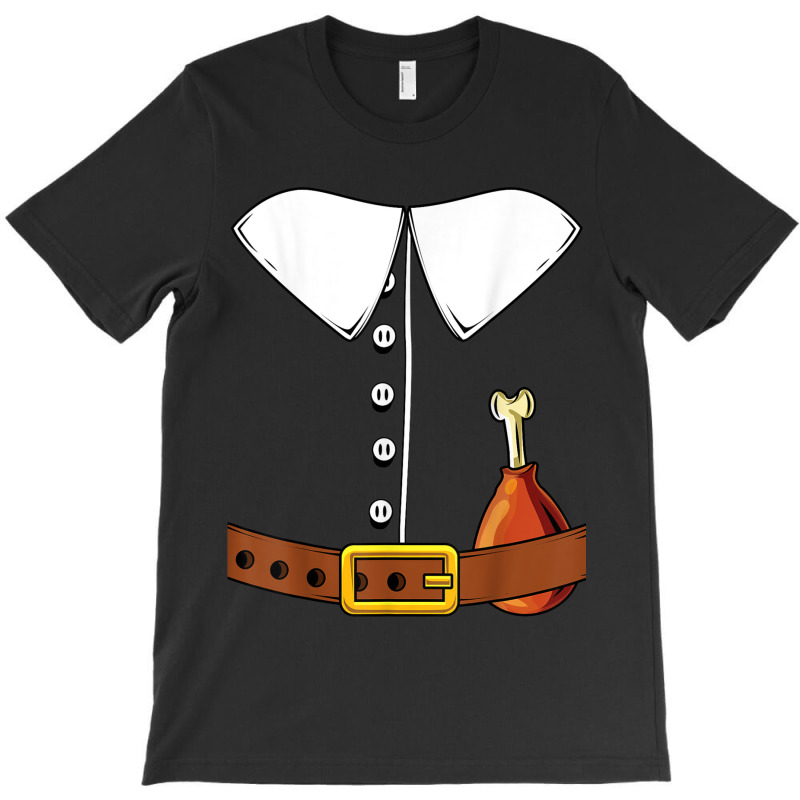 Pilgrim Costume Hat Colonist Thanksgiving Turkey Day Gift T Shirt T-shirt | Artistshot