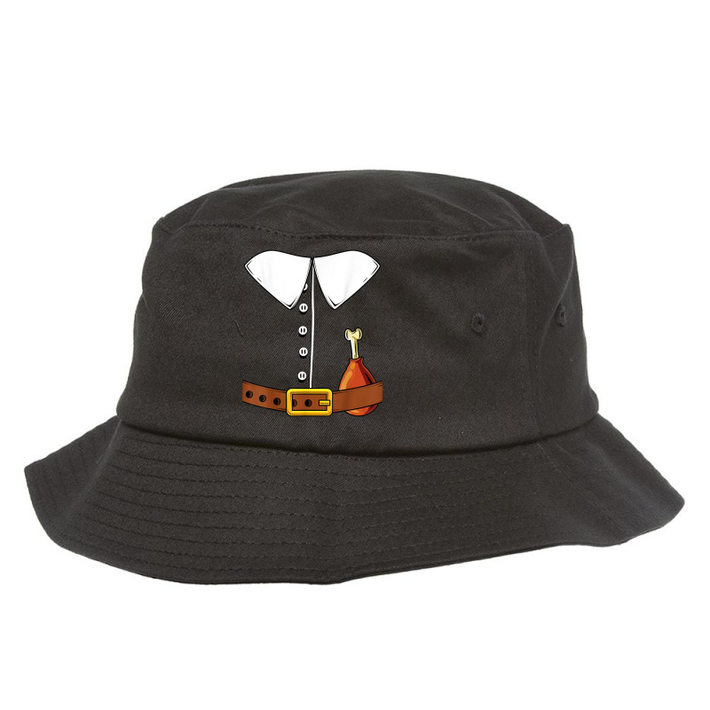 Pilgrim Costume Hat Colonist Thanksgiving Turkey Day Gift T Shirt Bucket Hat | Artistshot