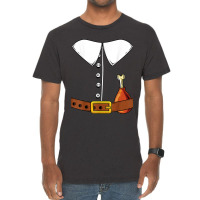 Pilgrim Costume Hat Colonist Thanksgiving Turkey Day Gift T Shirt Vintage T-shirt | Artistshot