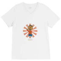 Japanese Peanuts V-neck Tee | Artistshot