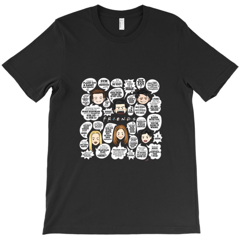 Friends Tv Lines T-shirt | Artistshot