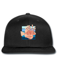 Lion Ocean Fish Retro For Men Women Kids Printed Hat | Artistshot