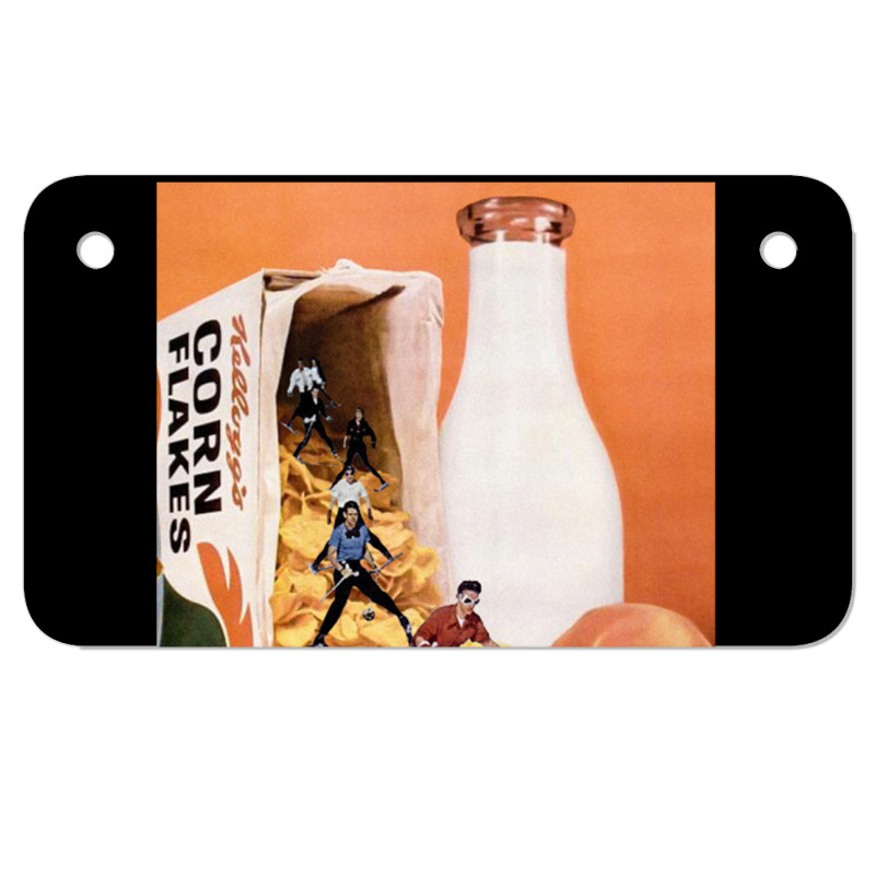 Frosted Slopes Motorcycle License Plate | Artistshot