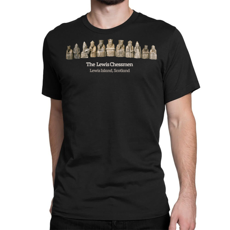 Custom The Lewis Chessmen, The Collection Chess Long Sleeve T