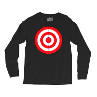 Bulls Eye Target Lazy Diy Halloween Costume Darts Shooting T Shirt Long Sleeve Shirts | Artistshot