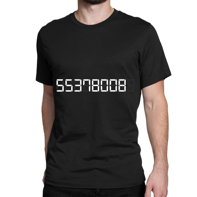 Calculator  Boobless  Funny Trick Classic T-shirt by LoriMccarty89 | Artistshot