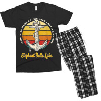 Memories At Elephant Butte Lake Last A Lifetime Camping Men's T-shirt Pajama Set | Artistshot