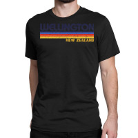 Wellington, New Zealand   Retro Vintage City Shirt T Shirt Classic T-shirt | Artistshot