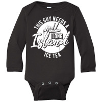 Long Island Ice Tea Alkohol Cocktail Long Sleeve Baby Bodysuit | Artistshot