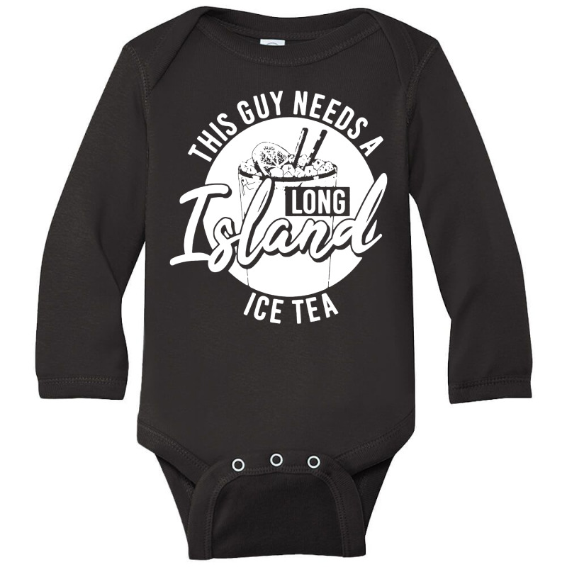 Long Island Ice Tea Alkohol Cocktail Long Sleeve Baby Bodysuit by Best Seller Apparel | Artistshot