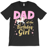 Mens Carousel Party Family Matching Dad 1st First Birthday Girl T-shirt | Artistshot