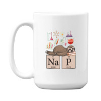 Funny Chemistry Sloth Art Gift 15 Oz Coffee Mug | Artistshot