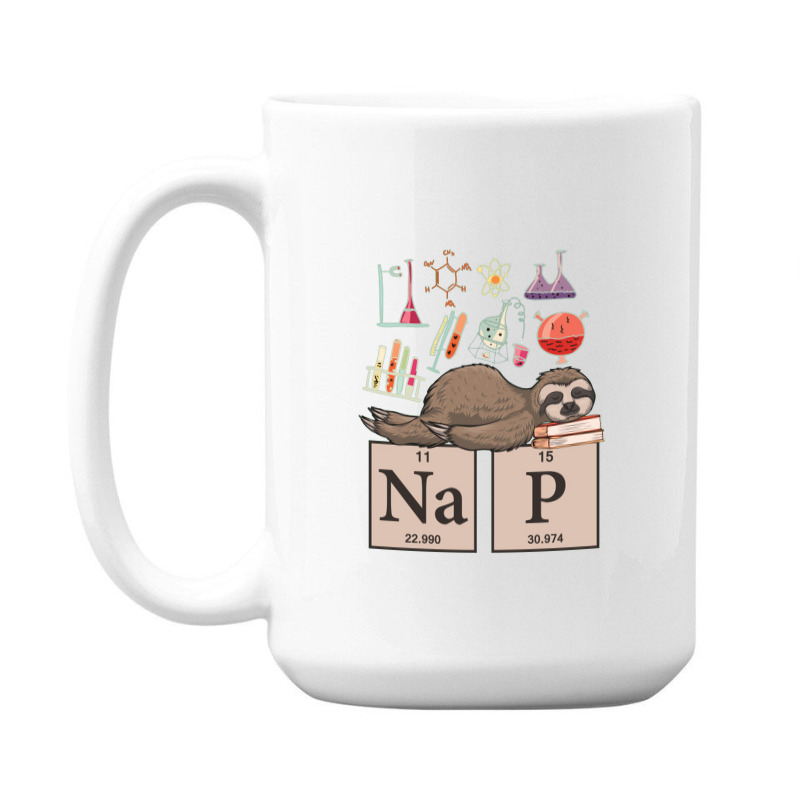 Funny Chemistry Sloth Art Gift 15 Oz Coffee Mug | Artistshot