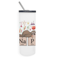 Funny Chemistry Sloth Art Gift Skinny Tumbler | Artistshot