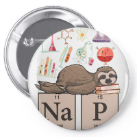 Funny Chemistry Sloth Art Gift Pin-back Button | Artistshot