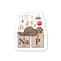 Funny Chemistry Sloth Art Gift Sticker | Artistshot