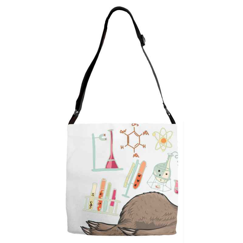 Funny Chemistry Sloth Art Gift Adjustable Strap Totes | Artistshot