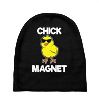 Chick Magnet Shirt Funny Boys Kids Easter Cool Chick T Shirt Baby Beanies | Artistshot