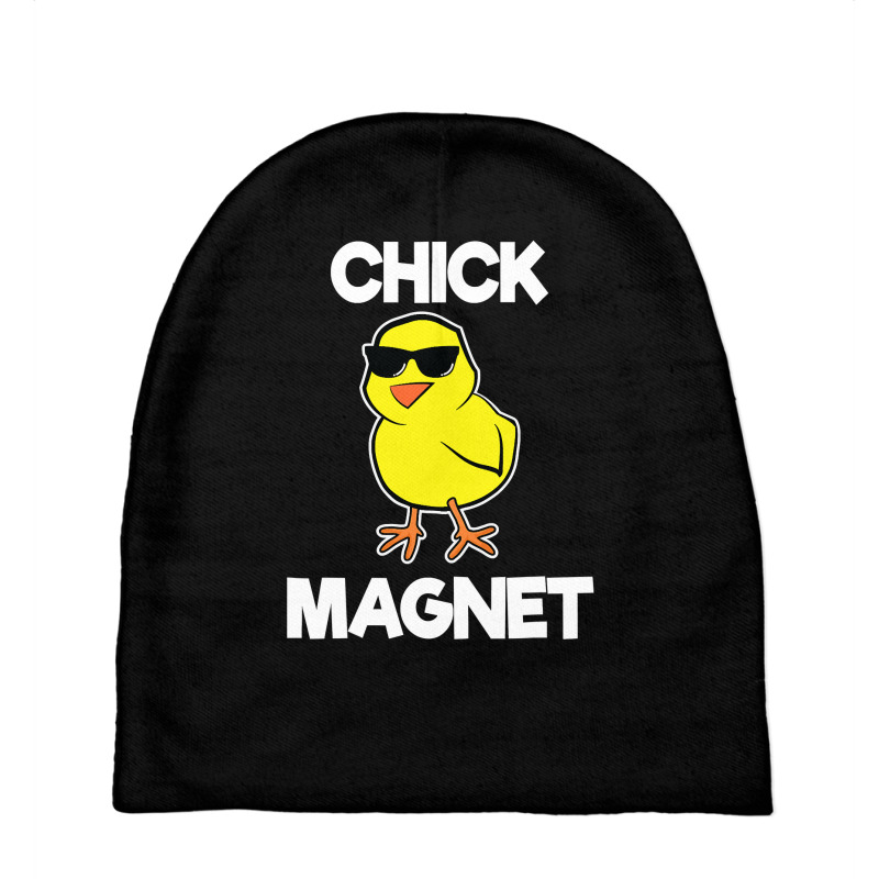 Chick Magnet Shirt Funny Boys Kids Easter Cool Chick T Shirt Baby Beanies by LoriMccarty89 | Artistshot