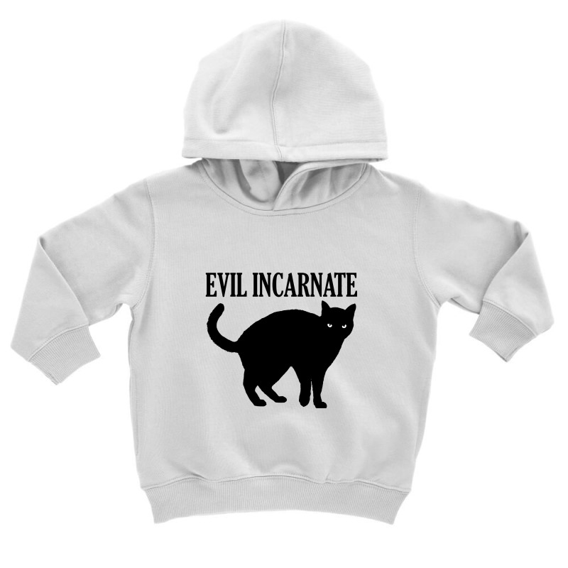 Evil Incarnate Black Cat Toddler Hoodie by lainmundur | Artistshot