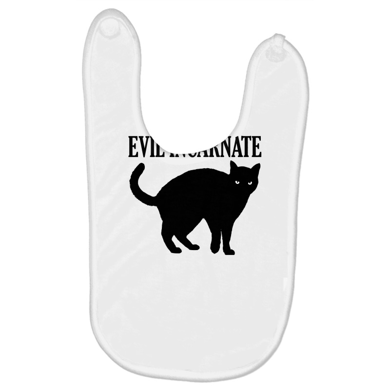 Evil Incarnate Black Cat Baby Bibs by lainmundur | Artistshot