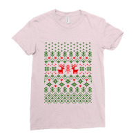 Love Enjoy Christmas Ladies Fitted T-shirt | Artistshot