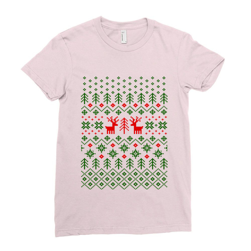 Love Enjoy Christmas Ladies Fitted T-Shirt by zigaz gasta | Artistshot