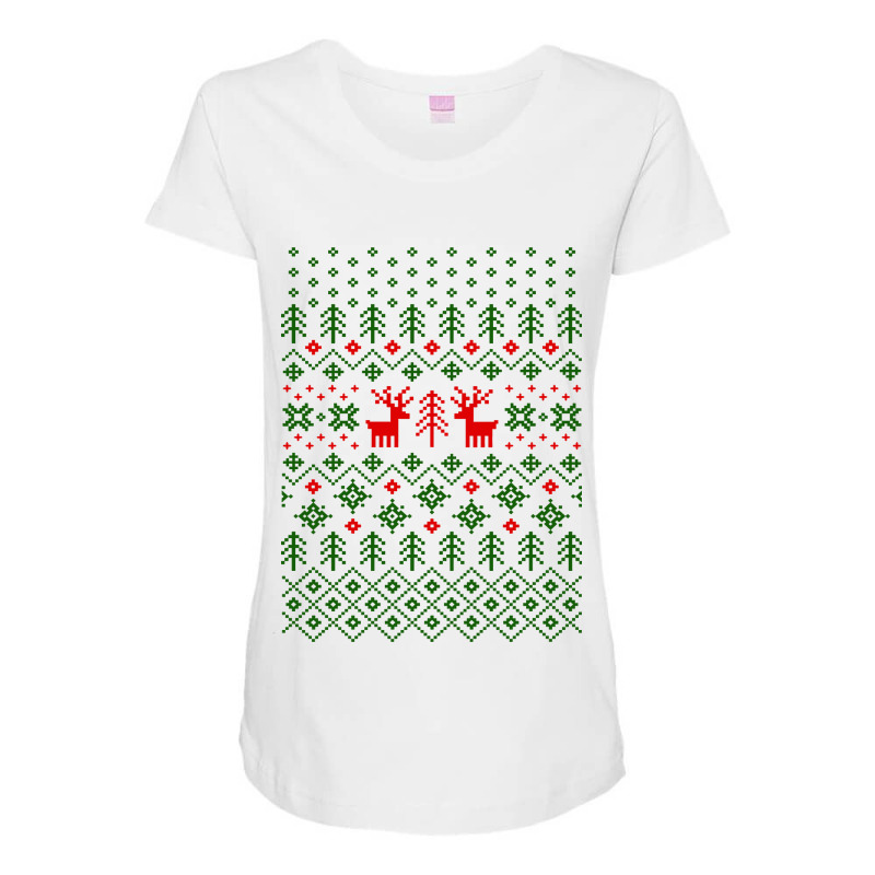 Love Enjoy Christmas Maternity Scoop Neck T-shirt by zigaz gasta | Artistshot