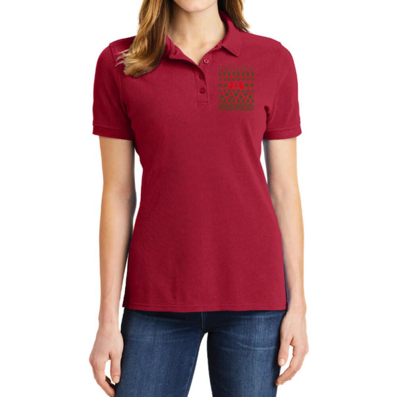 Love Enjoy Christmas Ladies Polo Shirt by zigaz gasta | Artistshot